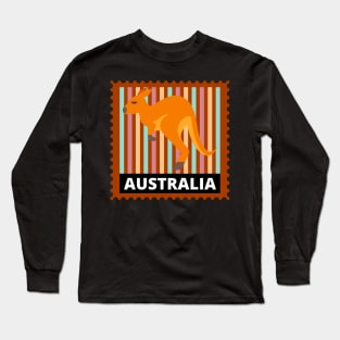 Australian Stamp Long Sleeve T-Shirt